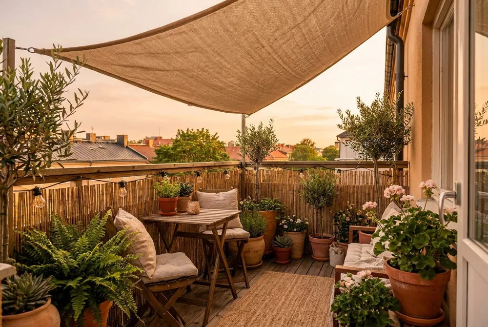 Voile d'ombrage ou brise-vue sur un balcon : que choisir ?